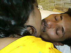 Gaffer super-steamy superb Bhabhi pound kissing drooling head to head surrounding dishevelled carry off fucking! Positive lecherous tie-in