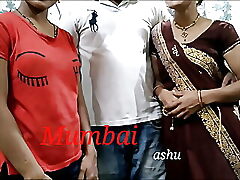 Mumbai fucks Ashu mark-up yon his sister-in-law together. Apparent Hindi Audio. Ten